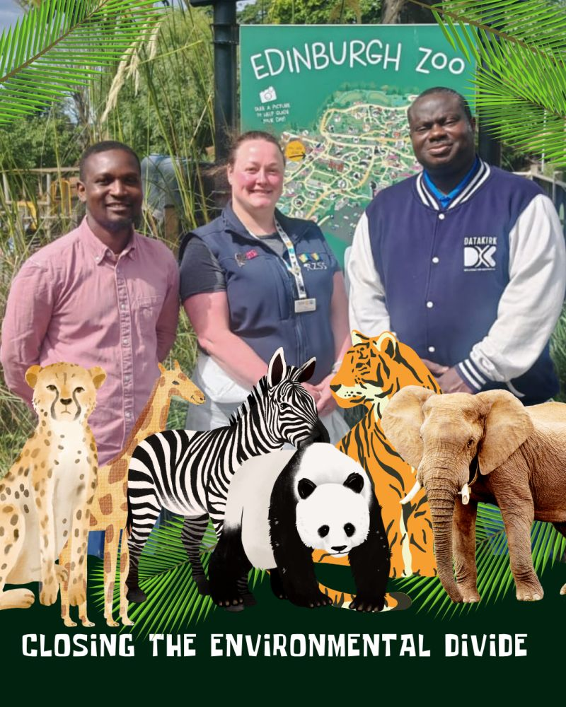The DataKirk Partners with Edinburgh Zoo to Bridge the Environmental Divide Through STEM and AI Education